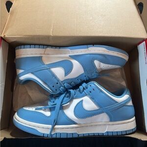 Men's Blue and White Sneakers